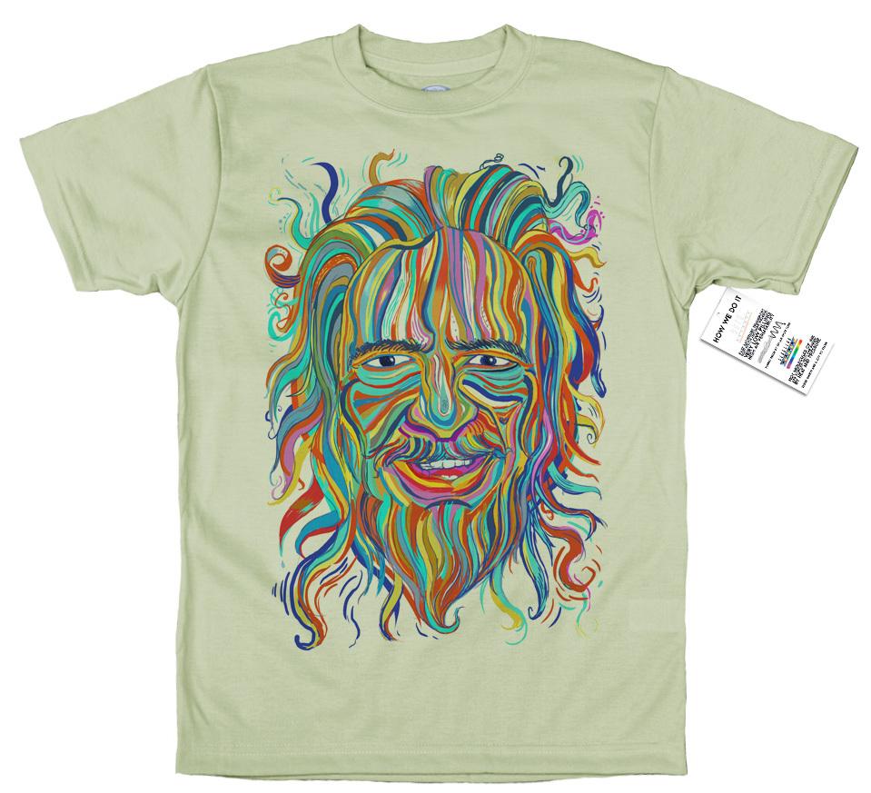 Alan Watts T Shirt Artwork