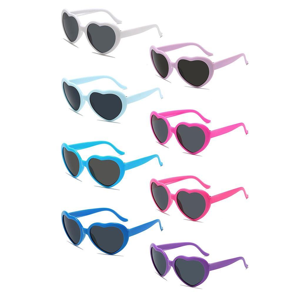 UV400 Protection Heart Sunglasses Halloween Beach Shades Fashion Women's Accessories  for Women