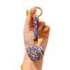 Love Heart Keychain With Czech Rhinestones For Gift Giving And Party Decor