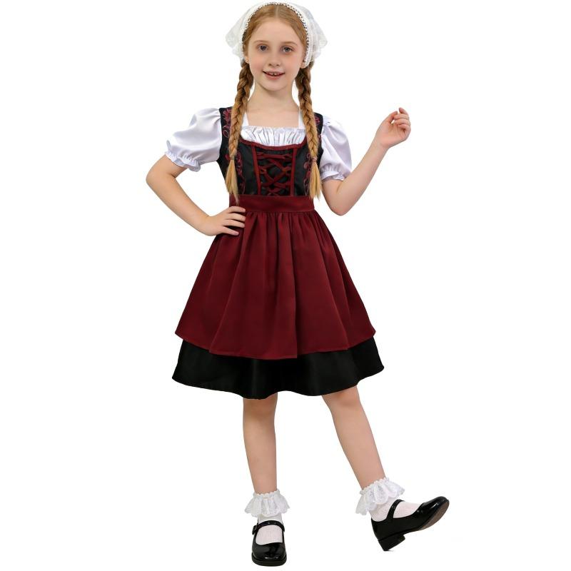 Bavarian Traditional Festival Party Dress Munich Oktoberfest Children's Clothing