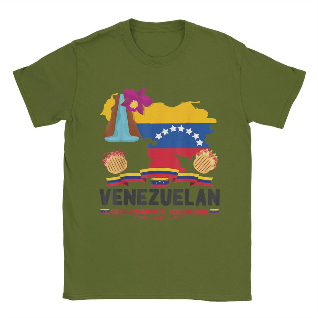 Venezuelan Flag Outfit Idea T Shirt Summer Hip Hop TShirts Unisex 100 Cotton ONeck Plus Size Tees Short Sleeve Vintage Tshirt