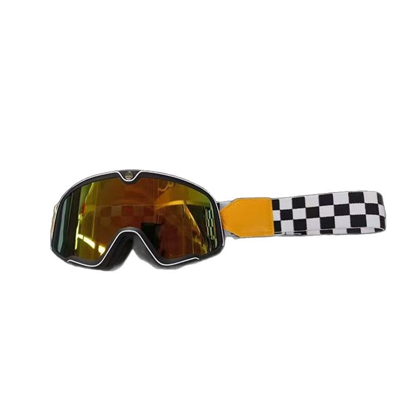 Beliebte wind- und sanddichte Motorrad-Fahrbrille – Offroad- und Harley-Helm-kompatibel