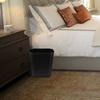 15L Sleek Square Trash Bin Space Saving Garbage Can for Under Desk Office Kitchen Dorm Small Narrow Area Waste Basket