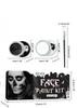 2PCS Halloween Face Painting Kit Highly Pigmented Face Body Brus Paint Black and White for DIY Cosplay Theme Parties Body Makeup