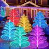 Waterproof Solar Jellyfish Reed Lawn Lamp - Outdoor Luminous Decoration