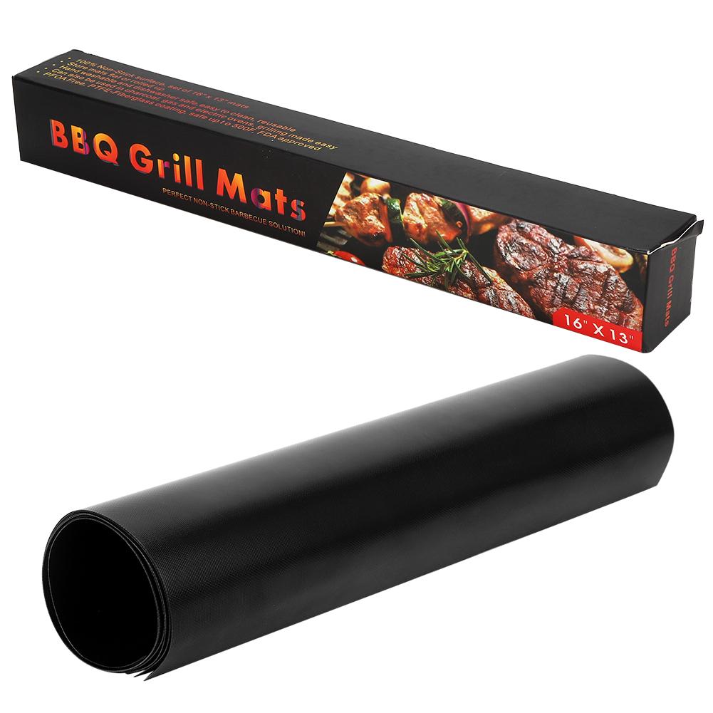 5PCS BBQ Mats Reusable Grill Cooking Pad for Household Kitchen Outdoor Barbecue Use