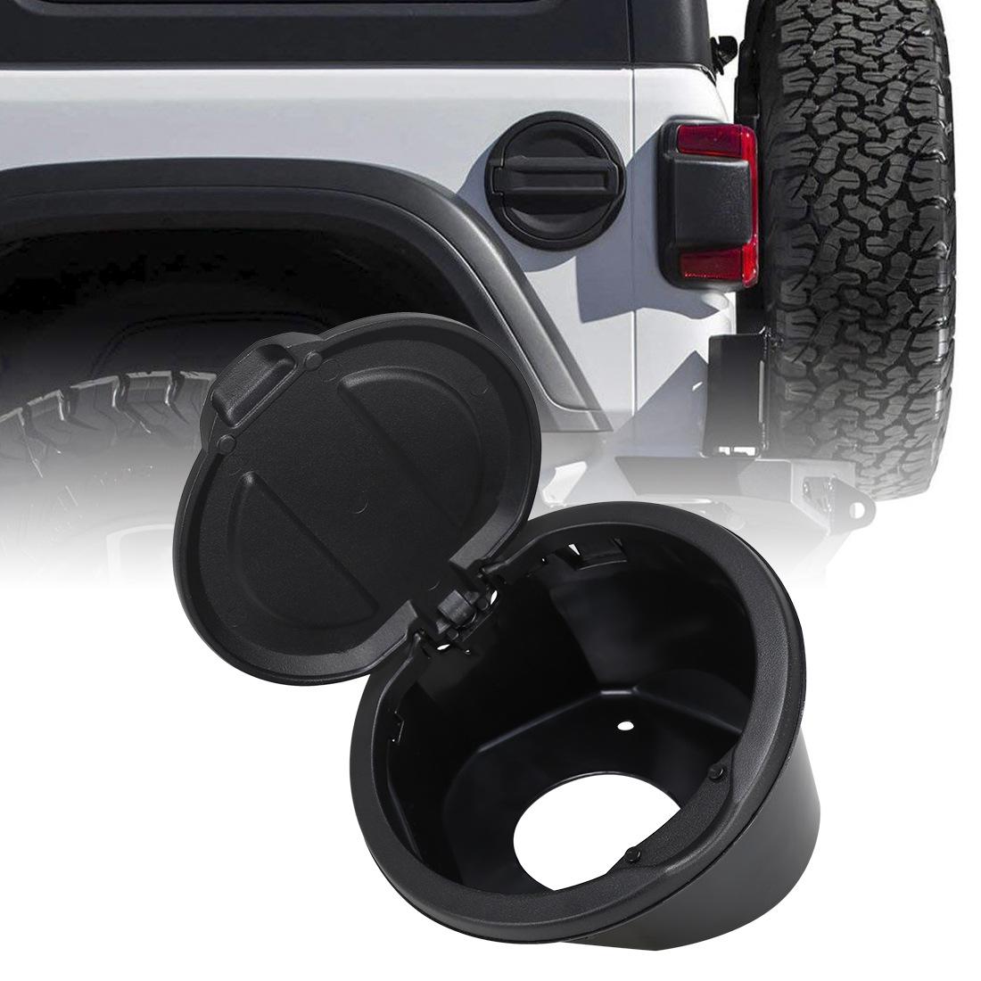 

Black Fuel Tank Cap Cover for 2018-Present JL Wrangler Yes