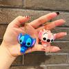 Cute Silicone Doll Keychain For Car And Bag Decoration
