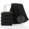 5 piece 100% Cotton Black Face Towel No Fading Bath Towels Large Men's Beach Towel for Hotel Corporate Gift DropShip Available