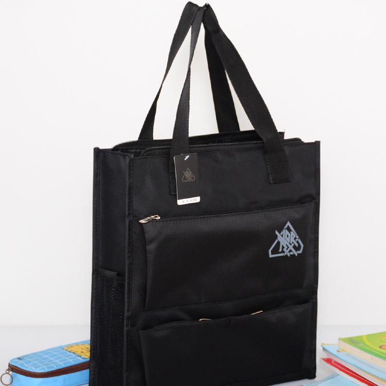 Orta ve Lise Erkekleri İçin Su Geçirmez Kanvas Büyük Kapasiteli Tote Çanta