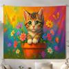 Kitten Tapestry