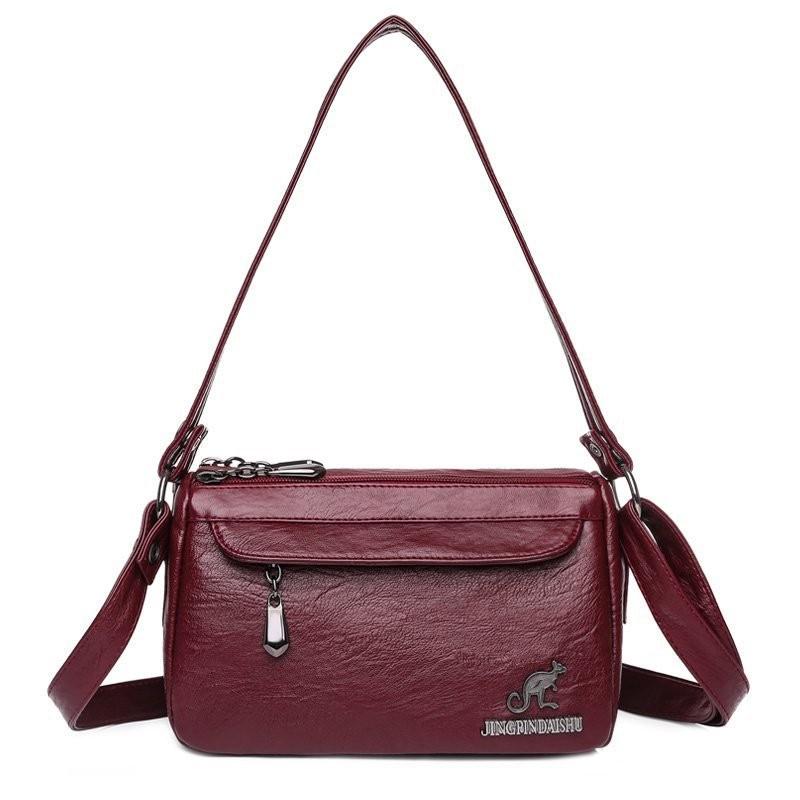 IELGY Simple Solid Color One-Shoulder Fashion Casual Bag