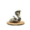 Brass zodiac snake tea table tea pet cobra small copper piece bronze carving hand handle piece office desktop decoration