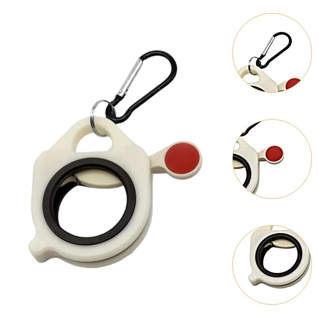 1x Organizer stahovacích pásků Přenosný Fluorescenční Úložný Plastový Držák na stahovací pásky Nástroj pro ukládání stahovacích pásků Klíčenka Příslušenství pro kabeláž