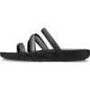 Crocs Sommer-Stil Riemchensandalen 21cm Damen, Schwarz,