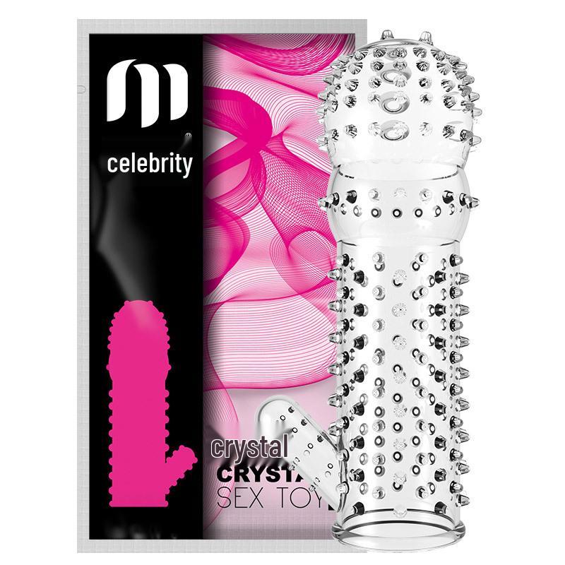 Men's Wolf Tooth Spiked Penis Sleeve for G-Spot Stimulation and Couples' Arousal