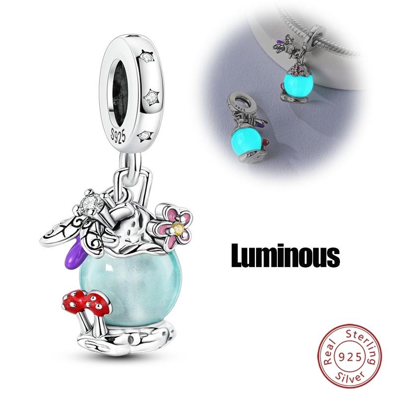 Argent S925 Chat Citrouille Carte à Jouer Ours de Diplôme Cheval de Mer 3mm Breloques Perles Design DIY Bijoux Fins