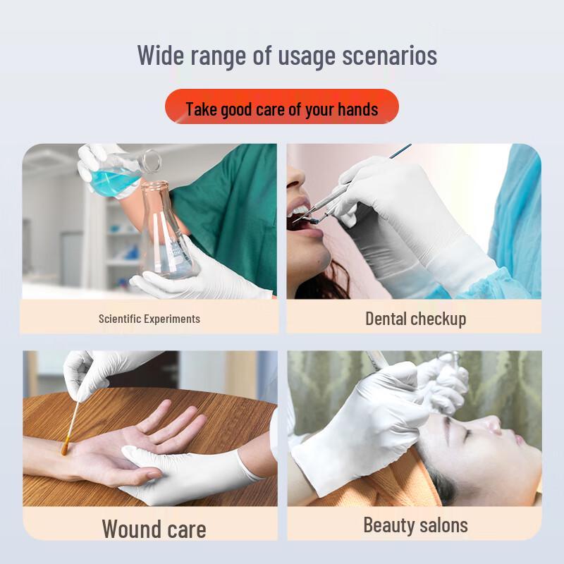 Jiazhanli Disposable Thickened Nitrile Gloves