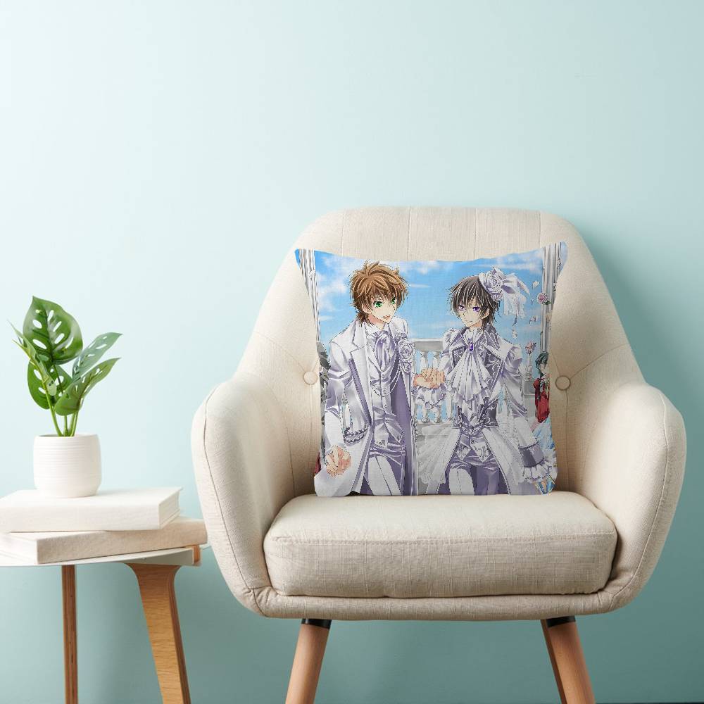 Classic Mecha Anime C-Code G-Geass Personalized Pillow Cover Kids Bedroom Wild Party Decor Pillowcase Kid Birthday Shower Gift