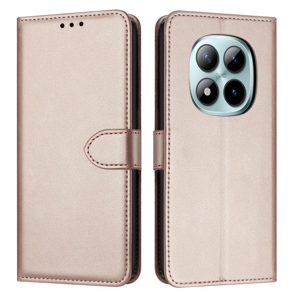 Für Xiaomi Redmi Note 15 Pro 4G (Global) Hülle Ständer Brieftasche Leder Handyhülle mit Riemen