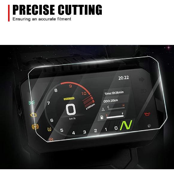 HD TPU Dashboard Cover Waterproof Anti Scratch Screen Guard Protector Instrument Film Compatible with CFMOTO Ibex 450 2025,CFMOTO Ibex 450