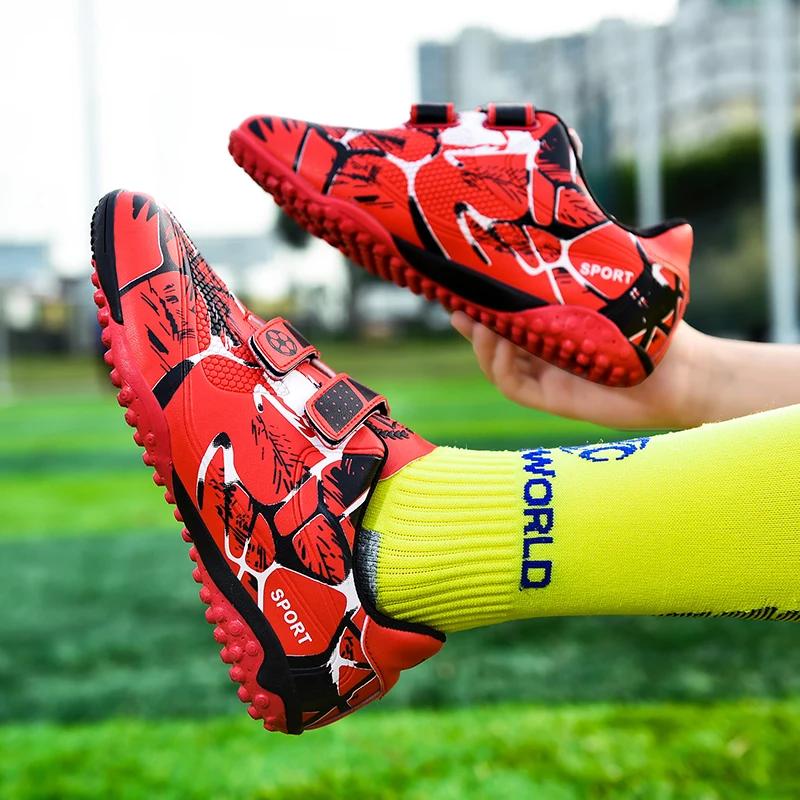 Childrens Soccer Cleats Original Society Grass Training Football Field Boots Professional Indoor Non Slip Kids Football Shoes