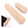 2Pcs Double Side Grooved Sewing Press Block Solid Heavy Wood Seam Presser  Clothes Tailoring