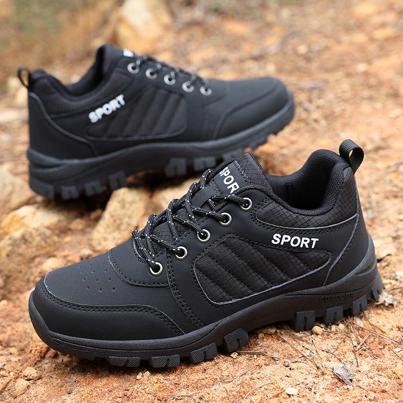 

Women s Large Size Non-slip Hiking Shoes - Thick Sole, Wear-resistant and Waterproof for Travel, Mountaineering and Outdoor Activities 41 чорний