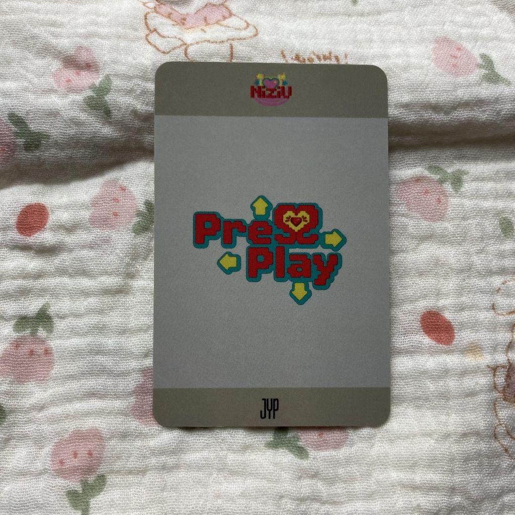 [USED] Miihi 2nd Week NiziU Limited PressPlay Sanoku Trading Card