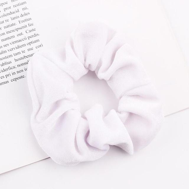 Classic All-match Velvet Scrunchies Women Girls Elastic Hair Rubber Bands Accessories Tie Hair Ring Rope Lady Headdress Headwear