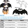 Halloween Bat Wings Dog Cat Cute Costume Party Dress Funny Cool Puppy Kitten Apparel Cosplay Prop with Traction Rope Fixing Hole