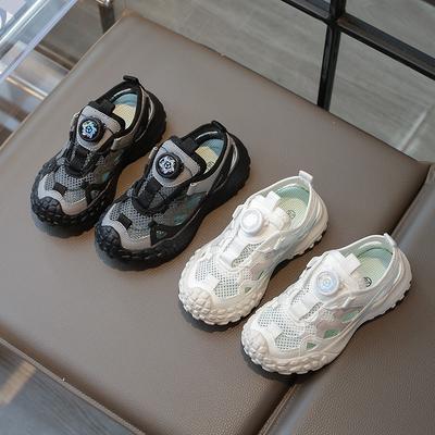 Kinder atmungsaktive Freizeitschuhe | Stylische Sneakers mit drehbarem Verschluss für Jungen & Mädchen, Vielseitige Kleinkindschuhe