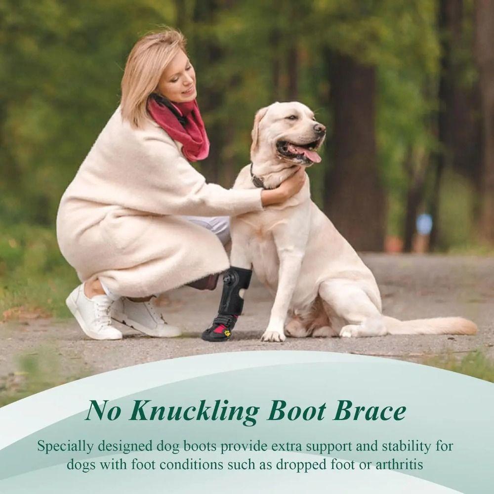 Anti Drop Paw Protectors Wear-Resistant Drops Foot Brace No Knuckling Pet Boot Indoor Use
