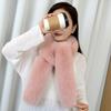 Yousheng Women Scarf Thick Warm Comfortable Plush Shawl Versatile Bright Color Winter Shawl Scarf Versatile Cozy Shawl
