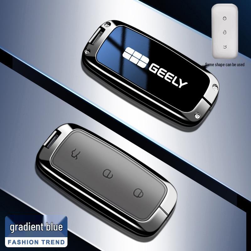 Pouzdro na klíč od auta Geely Galaxy pro L7 L6 E8 - Kovová skořepina s přezkou