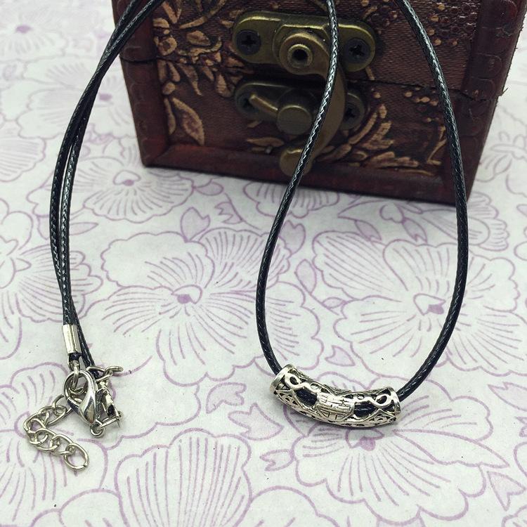 Fashion Necklace Accessories Bohemian Jewelry Miao Silver Sapphire Silver Flower Natural Chalcedony Short Clavicle Necklace
