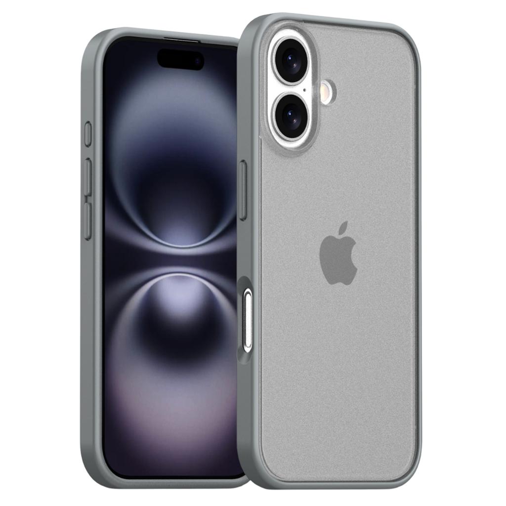 For iPhone 17 Case Skin Feel Frosted PC+TPU Protective Phone Cover