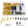 Universal CNC Alloy M6 M5 Fairing Bolts Kit Bodywork Screws Fastener Screws Nuts Kit Nut For Motorcycle 6 Colors