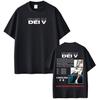 Rappare Dei V Vem Är Dei V Tour 2026 Tryckt T-shirt Herr Dam Hip Hop T-shirt Gotisk Punk Bomull Lös Avslappnad T-shirt Fläktpresenter