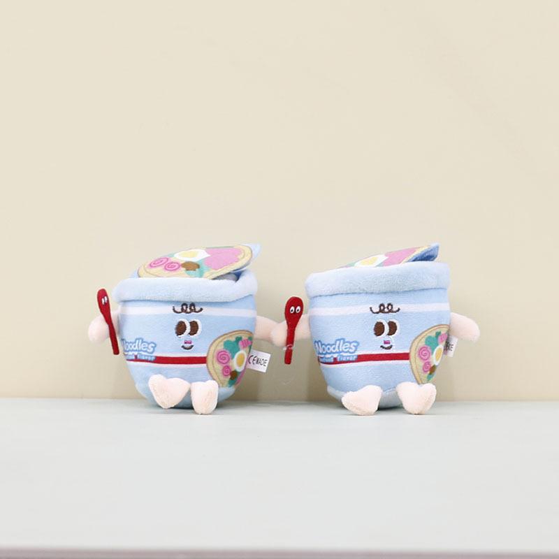 And Soft Cuddly Japanese Plush Instant Noodle Toy Doll Keychain For Bags And Purses