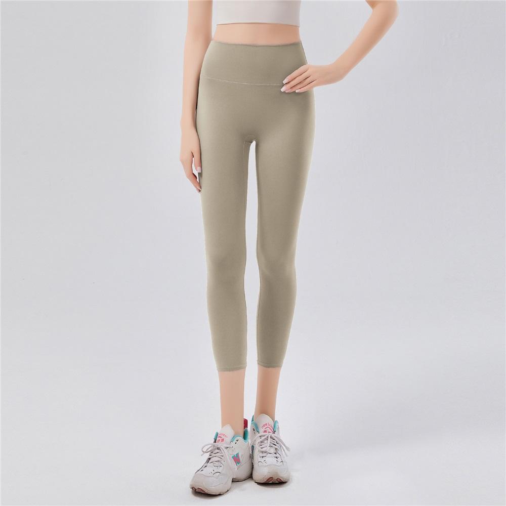 Quick Drying Yoga Pants For Women High Waist Slimming, Lifted Hips, Seven Quarter Pants, Sports, Wearing Tight Cycling Pants