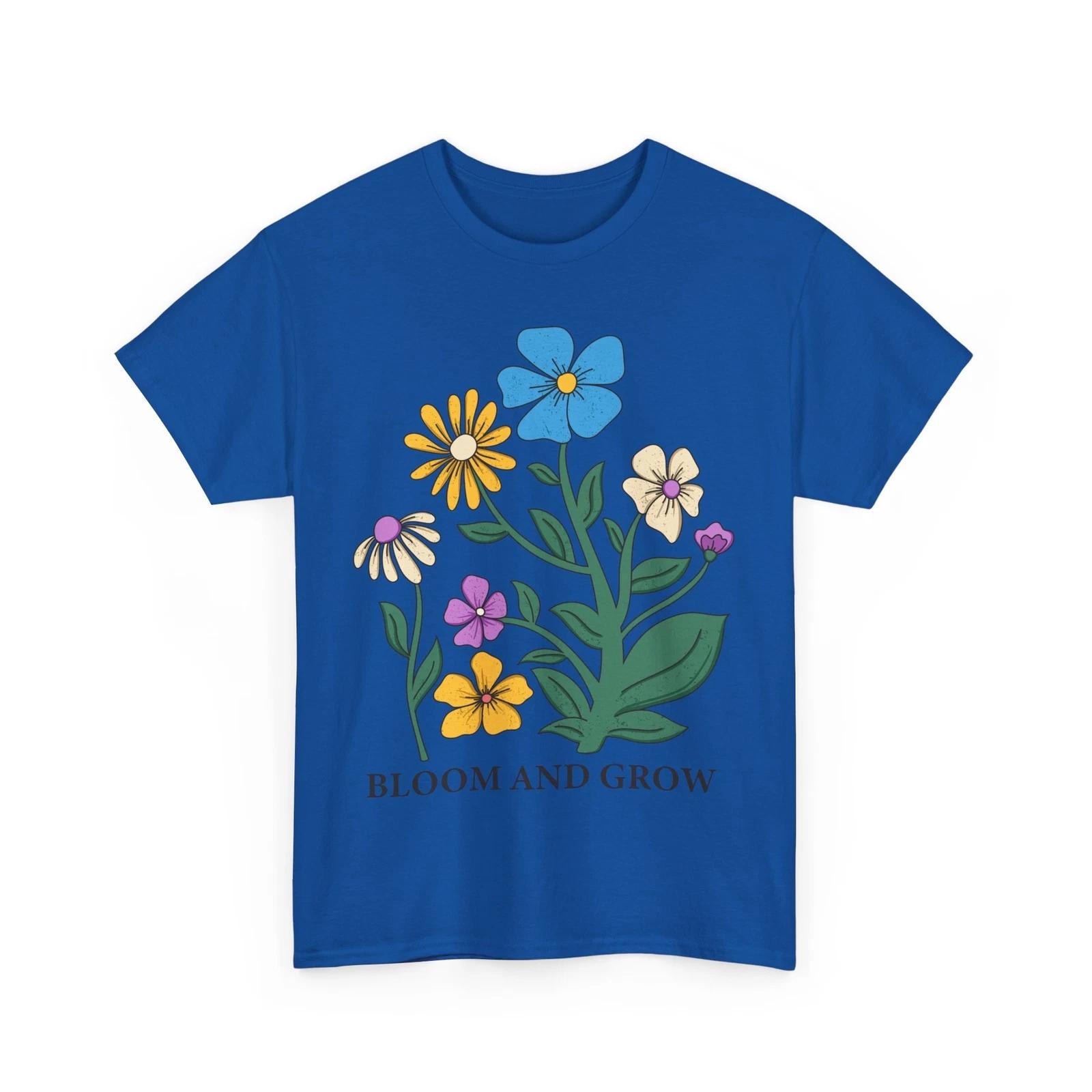 Tulip Field T-Shirt | Colorful Flowers & Springtime Tee | Bloom and Grow Shirt 2XL