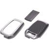 CARMATE Car Key Case Toyota E Carbon Style Gunmetal Lightweight Thin Hard Shell Type Yaris Aqua Alphard DZ568