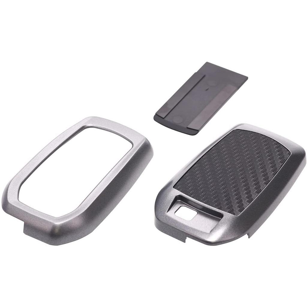 CARMATE Car Key Case Toyota E Carbon Style Gunmetal Lightweight Thin Hard Shell Type Yaris Aqua Alphard DZ568