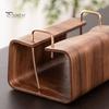 Office Desk Organizer Wooden Tissue Holder, Rectangular Decorative Paper Napkin Dispenser, Bedroom Cover Organizer, for Home Decor Desktop Dispenser