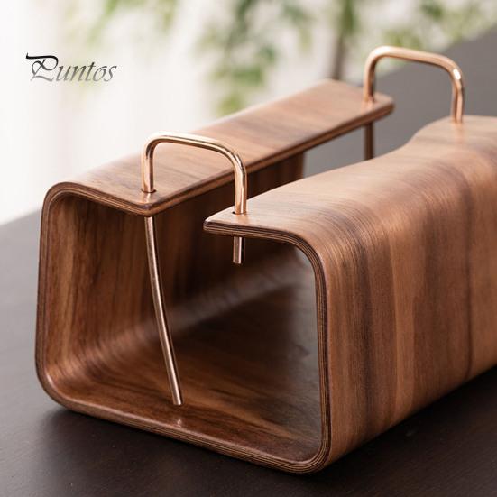 Office Desk Organizer Wooden Tissue Holder, Rectangular Decorative Paper Napkin Dispenser, Bedroom Cover Organizer, for Home Decor Desktop Dispenser