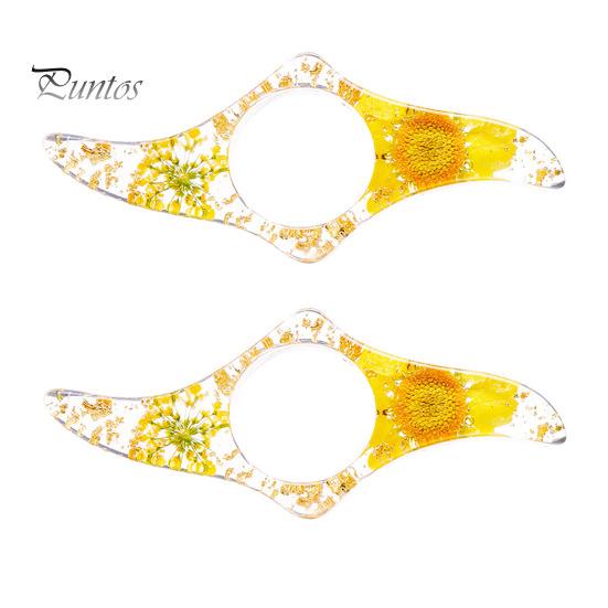 1Pc/2Pcs Book Page Holder Dried Flower Resin Thumb Ring Page Holder Flower Bookmark Reading Accessories for Book Lovers Readers