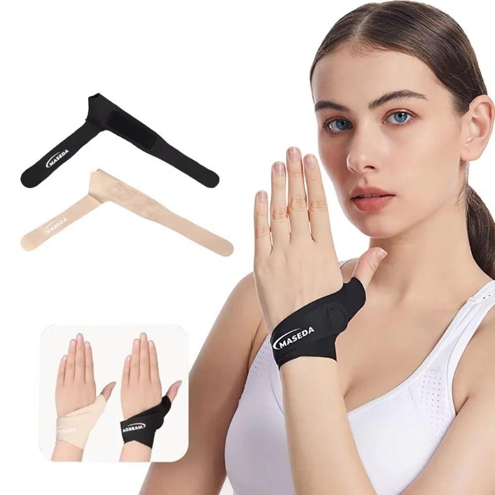 

Finger Protector Thumb Stabiliser Support Ultra Thin Thumb Sleeves Thumb Wrist Strap Basketball Black Right hand M