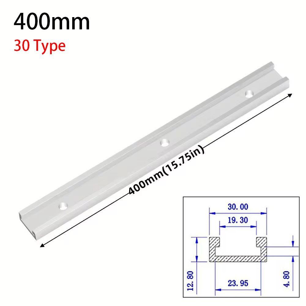 1 Stück Aluminiumlegierung T-Nut Schiebeführungsschiene Holzbearbeitungsbank T-Nut Langlebige T-Nut Schiene