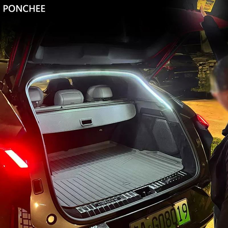 For Lynk & Co 08 EM-P 203-2026 Trunk Ambient Lighting Strip Tail Compartment Light LED Automobile Modification Supplies